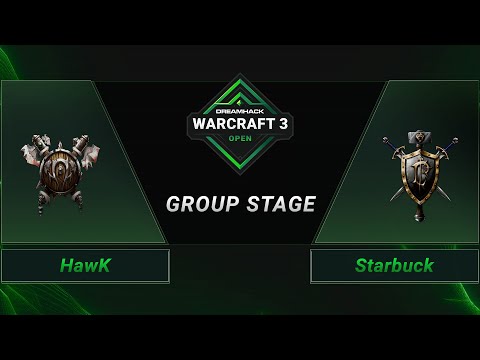 WC3 - HawK vs. Starbuck - Groupstage - DreamHack WarCraft 3 Open: Fall 2021 - Europe