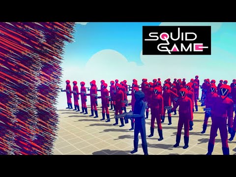 x100 SQUID GAME GUARDS vs EVERY GOD DUO !! - Totally Accurate Battle Simulator TABS