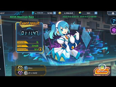 Clear XDive Maximum Race in 1m12s - Rockman X Dive