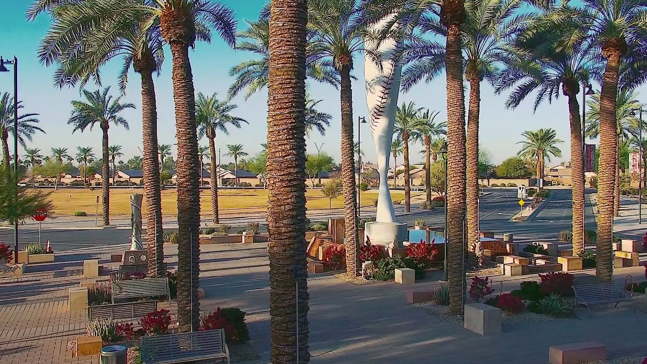 Live webcam view of The Ziz at Goodyear Ballpark Plaza