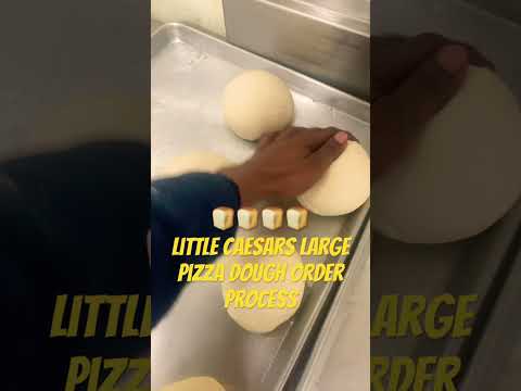 Little Caesars Large Pizza Dough Order Process 🍞🍞🍞🍞