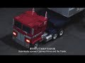 Robosen Auto Transforming Optimus Prime Trailer