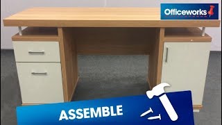 Oslo Twin Cabinet Desk Assembly Instructions