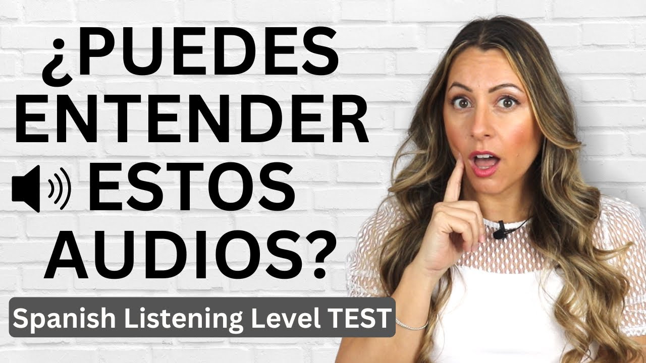 SPANISH Listening LEVEL Test (Beginner, Intermediate & Advanced) Can you understand these 6 audios?🎧