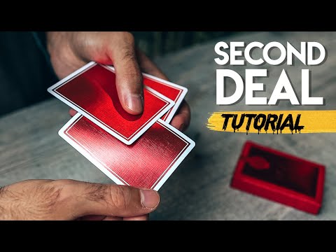 THE SECOND DEAL - Card Magic Tutorial (EASY METHOD)