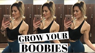 GROW YOUR BOOBS  Chest And Tricep Workout For Wome