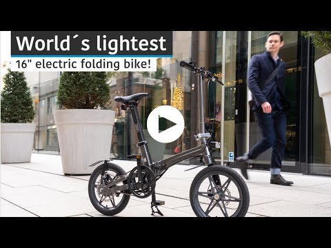 World´s lightest electric folding-bike - on Indigogo soon!