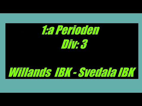 Willands Ibk- Svedala Ibs Div.3 Period 1