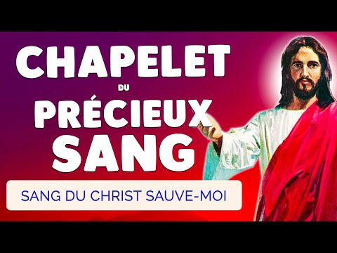 🙏 CHAPELET du PRÉCIEUX SANG 🩸 Sang du Christ SAUVE-MOI