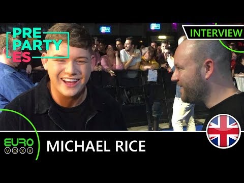 MICHAEL RICE BLUE CARPET INTERVIEW (UNITED KINGDOM EUROVISION 2019) | ES Pre-Party Madrid 2019