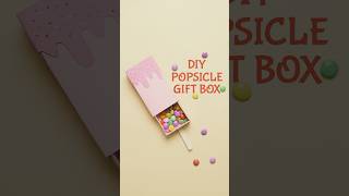 Popsicle Gift Box | Matchbox Crafts | DIY Gift Ideas | Chocolate Box | Best Out of Waste | #Shorts