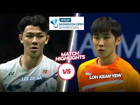 Absolutely‼️‼️Lee Zii Jia (MAS) vs Loh Kean Yew (SGP)‼️‼️Hylo Badminton Open 2021