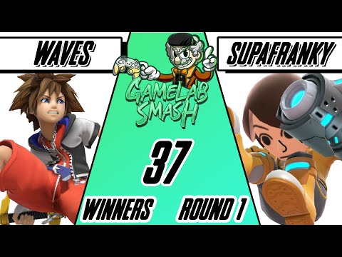 GameLab-Smash #37 SupaFranky (Mii Gunner) Vs Waves (Sora)