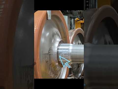 Train wheel assembly process
