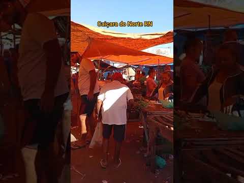 Pelas trilhas do RN. feira livre de Caiçara do Norte