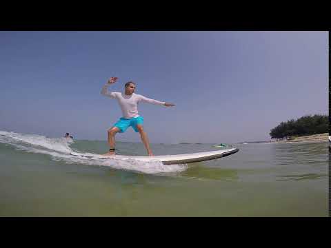 Akshay 1st Surfing - Surf Mantra