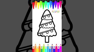 Learn How to Draw a Christmas Tree for Kids | Easy Drawing Tutorial