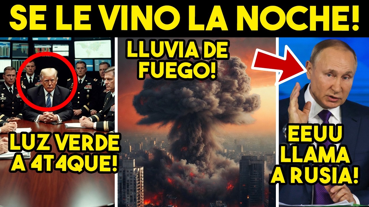TIEMBLA TRUMP! PANICO POR M1S1LAZO, LLAMADA INMEDIATA. EU PIERDE ACUERDO IRAN, 4T4QUE SORPRESA