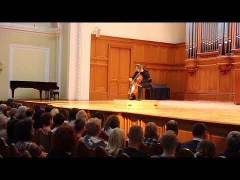 Bach. Cello suite no. 1, allemande. Alexander Knyazev