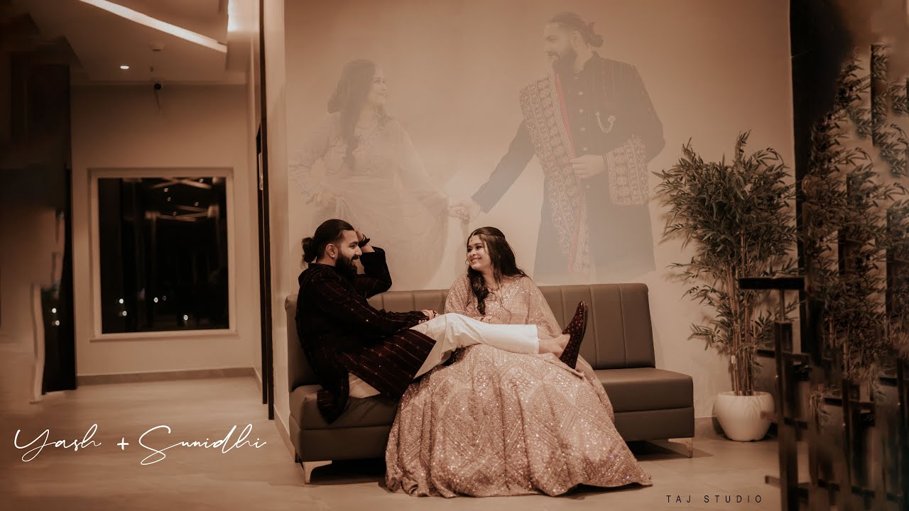  CINEMATIC ENGAGEMENT TEASER || Yash + Sunidhi || TAJ STUDIO