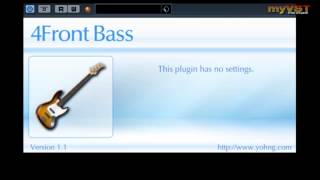 Video thumbnail for 4Front Bass - Free VST - myVST Demo by myVST