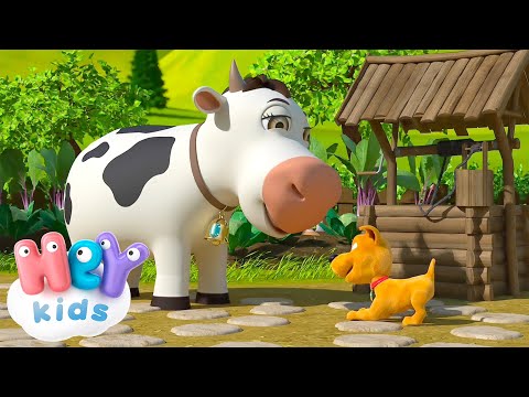 The Cow Song (A cow called Lola) 🐮 | HeyKids Nursery Rhymes | Animaj Kids