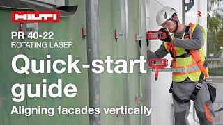 Nivela cu laser rotativ pentru panta unica Hilti PR 40-22