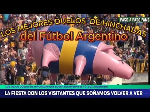 LOS MEJORES DUELOS DE HINCHADA del futbol Argentino. IMPERDIBLE! 🔥