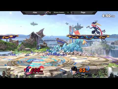 [USK2] Winners Quarters - Alias (Greninja) vs Rage (Bayonetta) - SSBU Singles