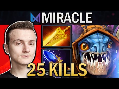 Slark Dota 2 7.32 Gameplay Nigma.Miracle with Radiance - Aghanims - TI12