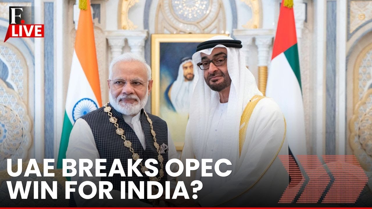 LIVE: India Wins Big as UAE Breaks Up With Saudi Arabia-Led OPEC | Firstpost