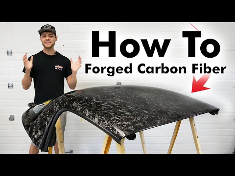 How To Skin Parts in Forged Carbon Fiber | DIY Chopped Carbon Fiber Tutorial