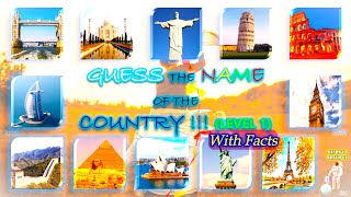 Guess the Country (Level 1)│ Iconic Sightseeing │Facts│Landmarks│World Travel │