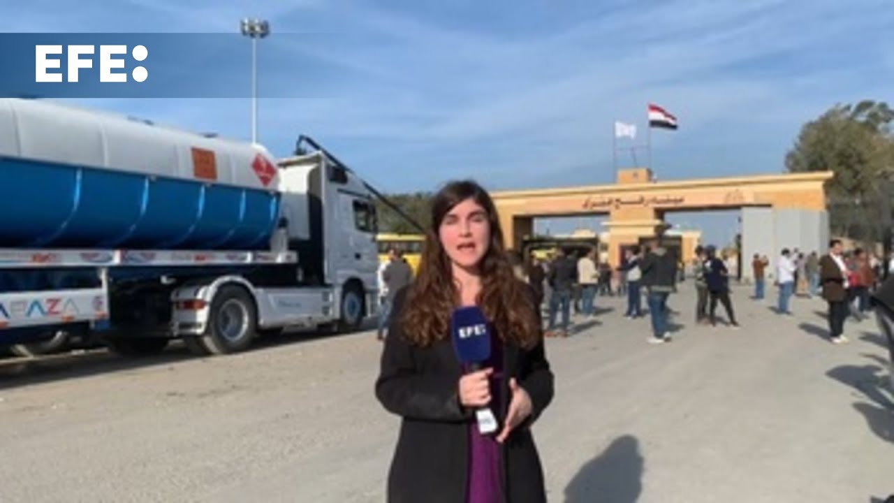 Informe a cámara: La ayuda a la Franja de Gaza termina su larga espera en la frontera de Egipto (V)