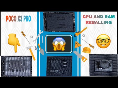 Xiaomi Poco X3 Pro No Power and Not Charging Solution - CPU Reball Tutorial