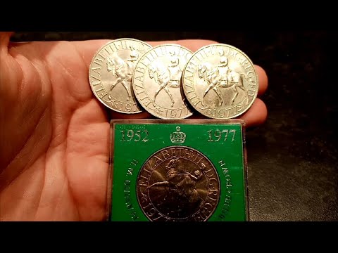 1977 SILVER JUBILEE CROWN Coin VALUE + REVIEW