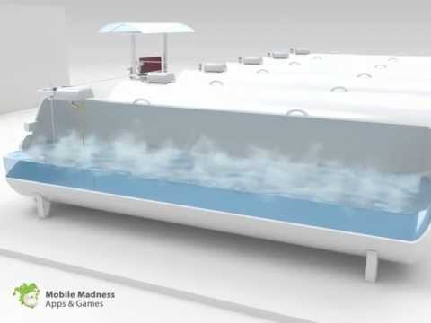 Animated presentation of BP gas tank system