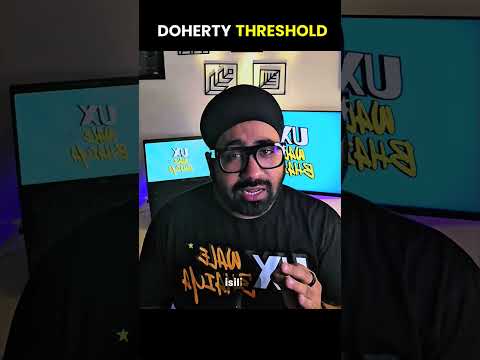Doherty Threshold  explained in hindi #uxdesign #shorts #short #doherty