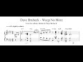 Dave Brubeck - Weep No More - Piano Transcription (Sheet Music in Description)
