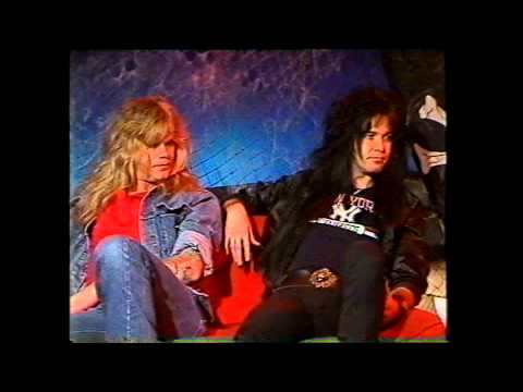 WASP - Blackie Lawless & Chris Holmes - Blind in Texas, interviewed by Amanda Redington 1985 ,720p