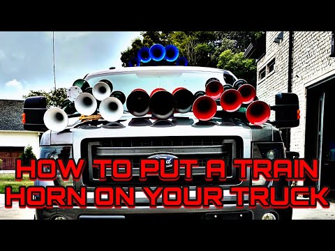 How to install train horns on your truck and an overview of my setup.