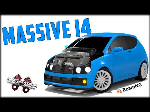 Biggest Inline 4 Engine!? ~ Automation - BeamNG
