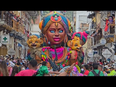 CARROZAS GANADORAS EN EL CARNAVAL NEGROS Y BLANCOS 2026 PASTO NARIÑO, DESFILE MAGNO