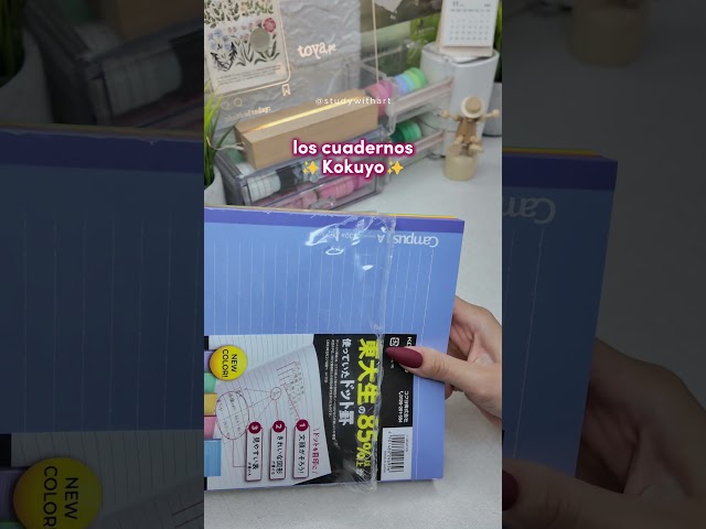 Vídeo relacionado con KOKUYO Campus Todai Series - Cuaderno rayado - Semi B5 (252 x 179 x 4 mm) - 6 mm - 35 líneas x 30 páginas - Paquete de 5 colores de cubierta 3CBNx5