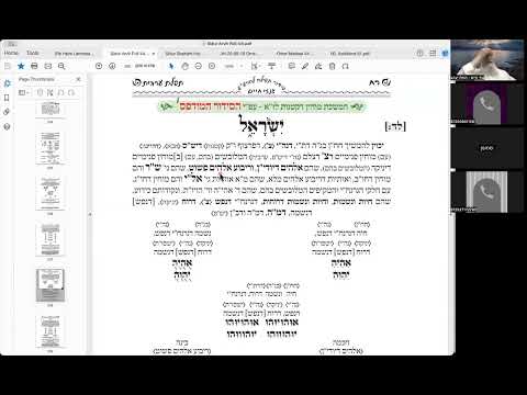 הרב יואל חקון - תפילה תשפ״ה - שיעור 067 - ק״ש בסידור - תיבת ישראל - קטנות לז״א.