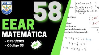 Classificação de sistemas lineares 3x3 por escalonamento