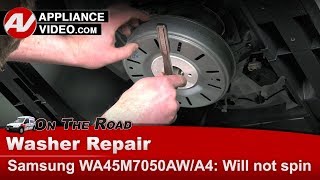 Samsung Washer Repair — Will Not Spin (Motor Assembly)
