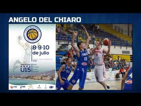 Basket Coach: Players Profile - Angelo Del Chiaro - Nazionale Italiana Torneo di Melilla Highlights