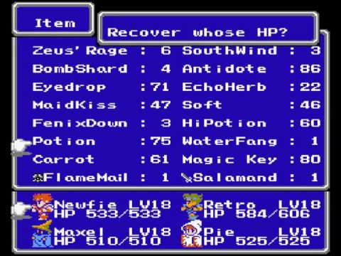 Let's Play Final Fantasy III #13 - Crystal of Fire