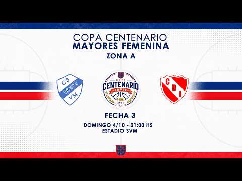 COPA CENTENARIO MAYORES Femenina | FECHA 3 | SPORTIVO VILLA MINETTI vs INDEPENDIENTE ATALIVA